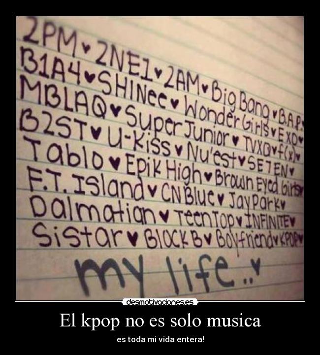 El kpop no es solo musica - es toda mi vida entera!