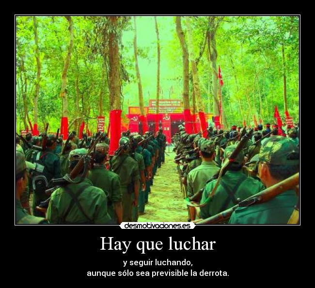Hay que luchar - 