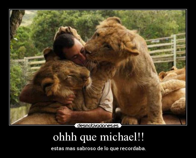 ohhh que michael!! -