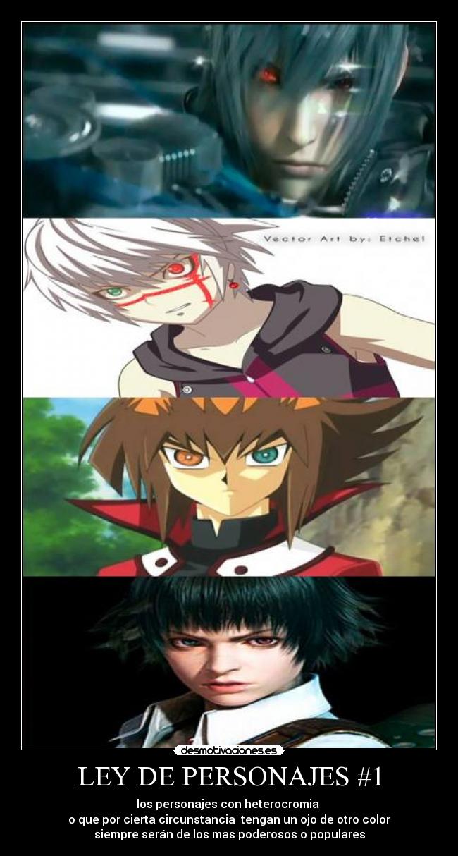LEY DE PERSONAJES #1 - 