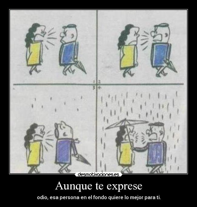 Aunque te exprese - 