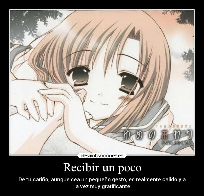Recibir un poco -