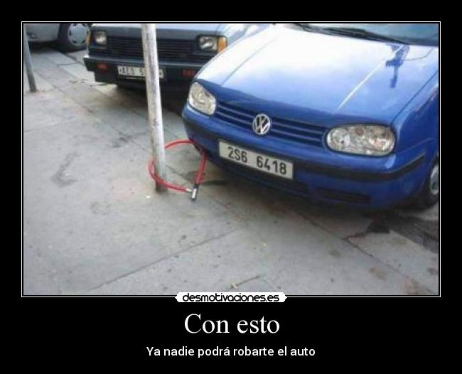 Con esto - Ya nadie podrá robarte el auto
