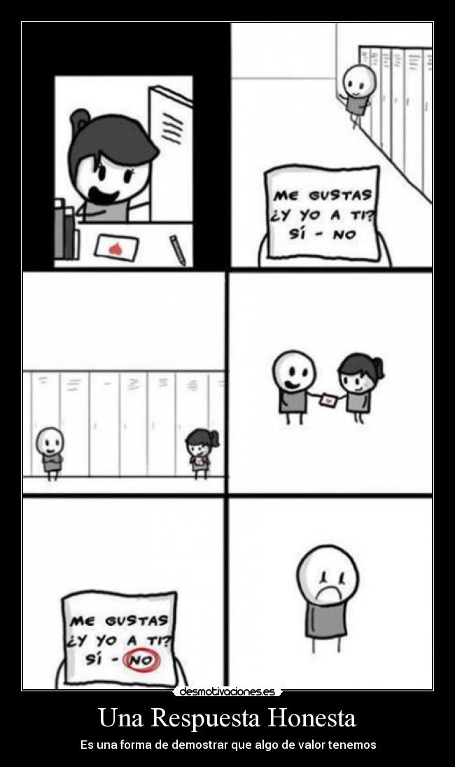 Una Respuesta Honesta - Es una forma de demostrar que algo de valor tenemos