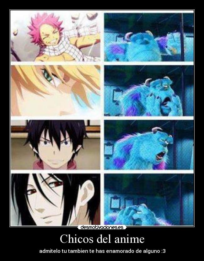 Chicos del anime - admitelo tu tambien te has enamorado de alguno :3