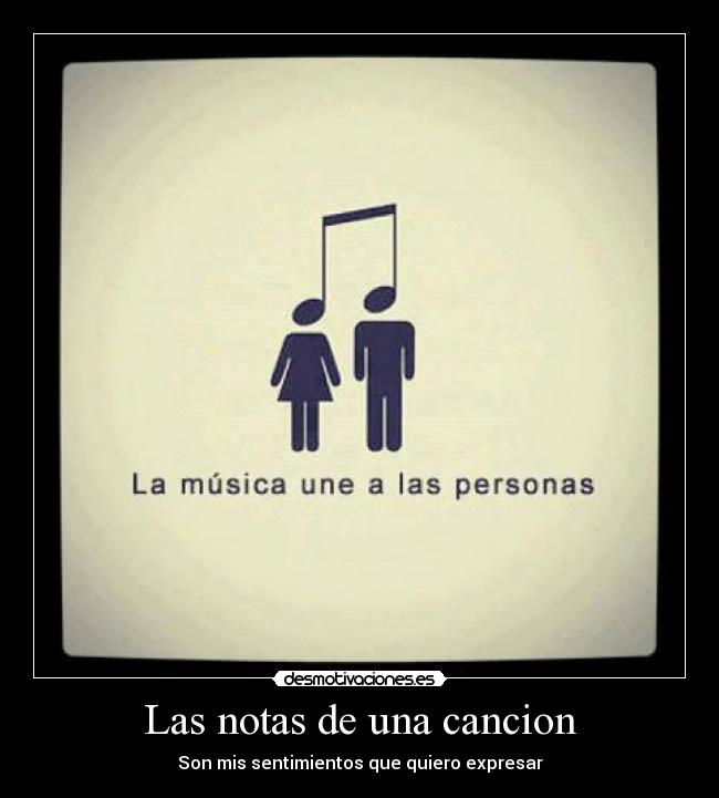Las notas de una cancion - 