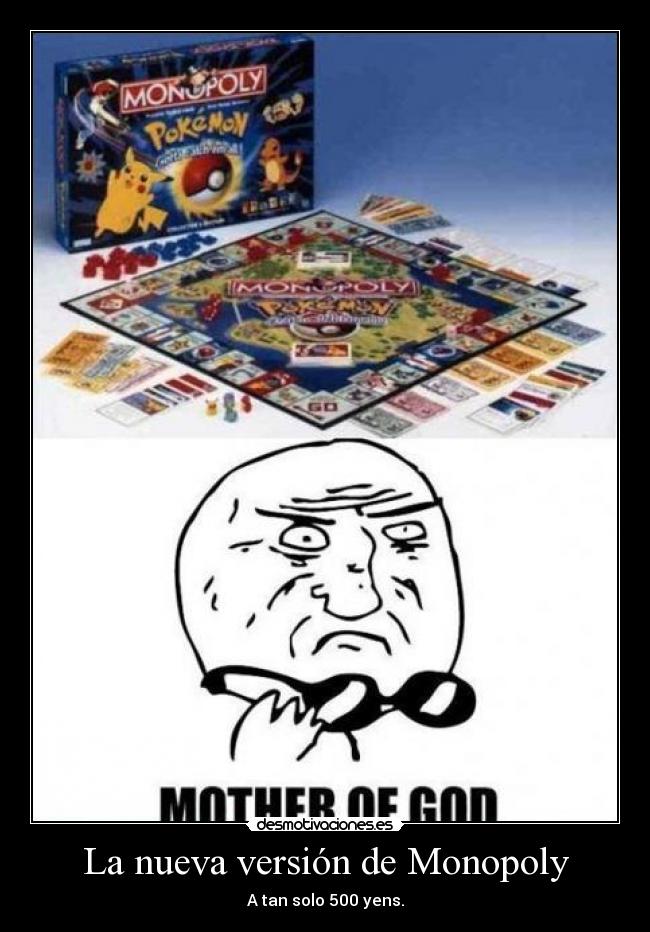 carteles pokemon anime anime otaku monopoly motherofgod pokemon yens version pikachu charmander geodude jue desmotivaciones