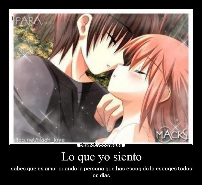 Lo que yo siento -
