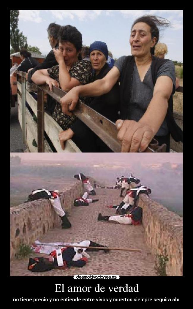 El amor de verdad - no tiene precio y no entiende entre vivos y muertos siempre seguirá ahí.