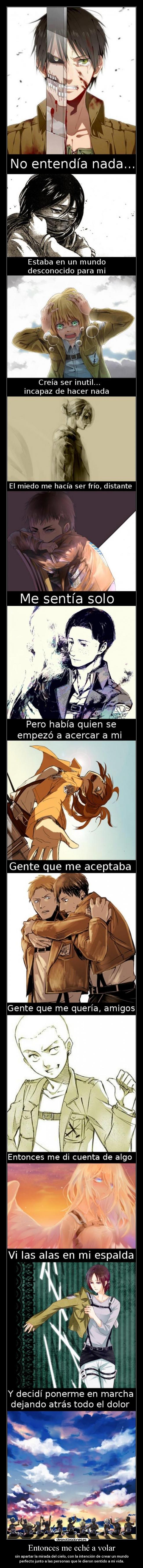 Entonces me eché a volar - 