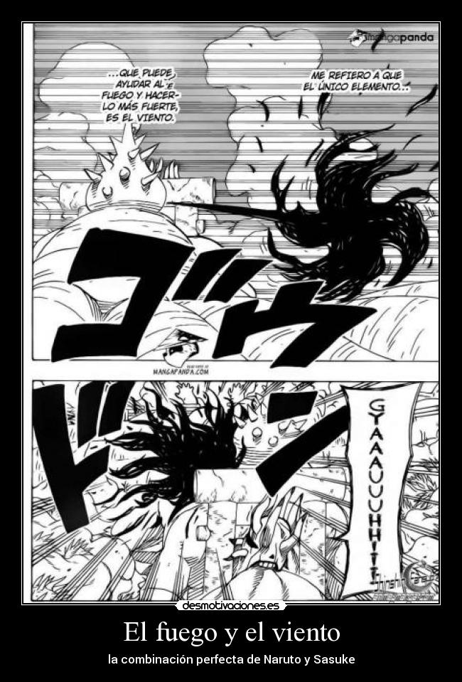 carteles naruto sasuke combinacion desmotivaciones
