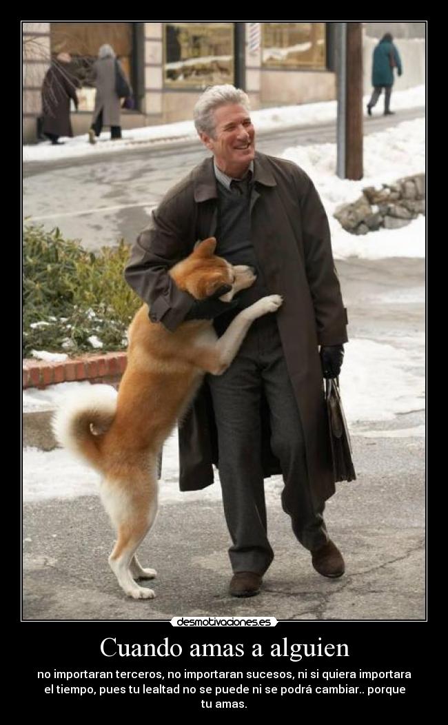 Cuando amas a alguien -