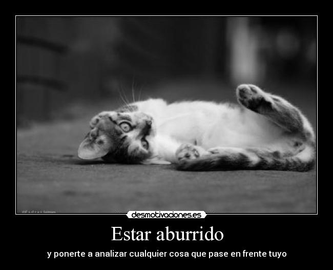 Estar aburrido - 