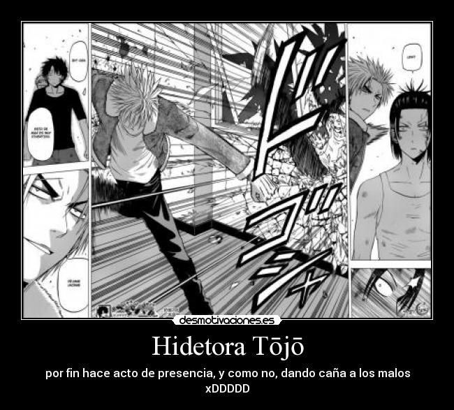Hidetora Tōjō - por fin hace acto de presencia, y como no, dando caña a los malos xDDDDD