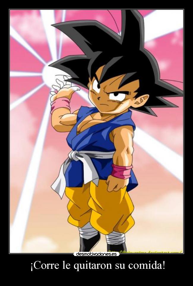 ¡Corre le quitaron su comida! -