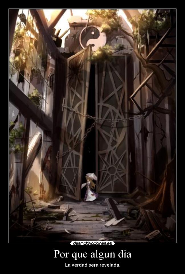 carteles touhou anime otaku realidad desmotivaciones