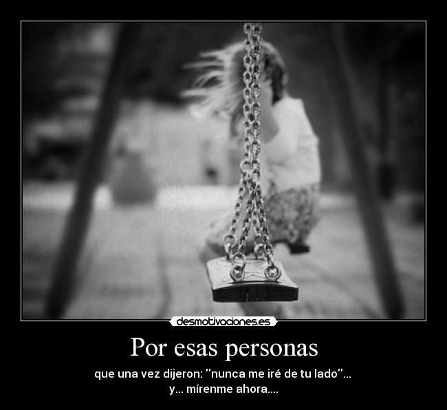 Por esas personas - 