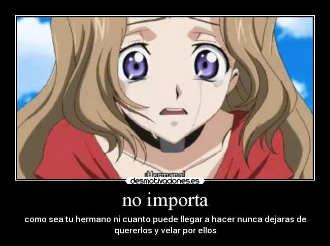 no importa -