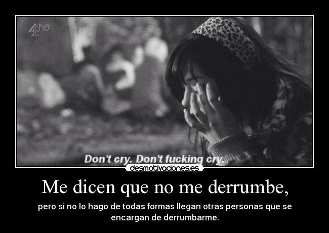 carteles uno dos tres cuatro cinco tantos dias derrumbandose desmotivaciones