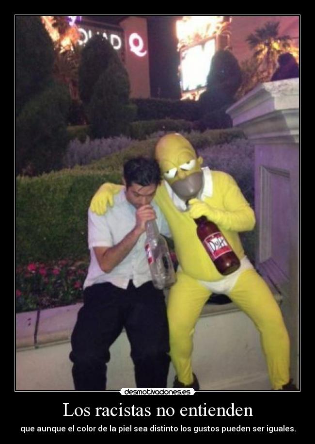 Los racistas no entienden -