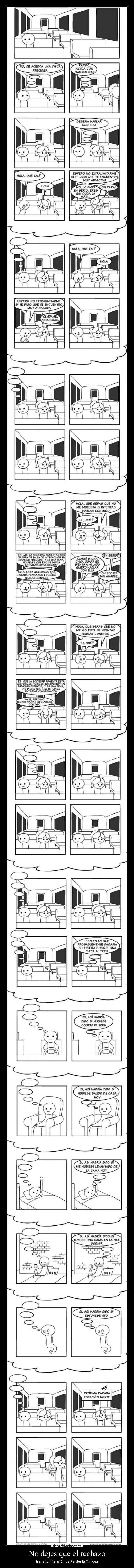 No dejes que el rechazo -