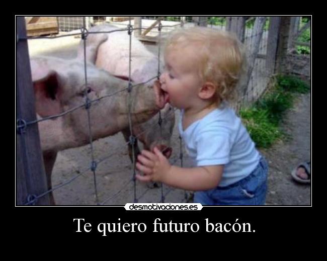 Te quiero futuro bacón. - 