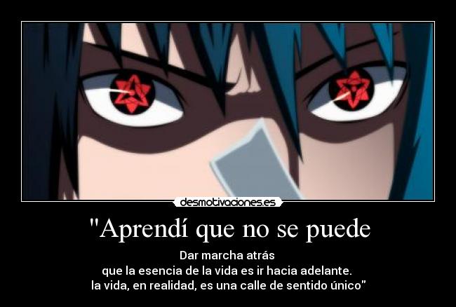 Aprendí que no se puede -