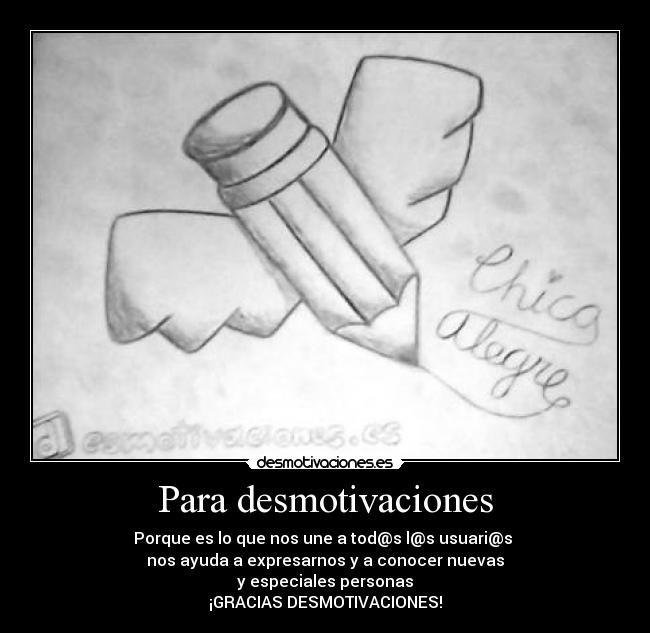 Para desmotivaciones -