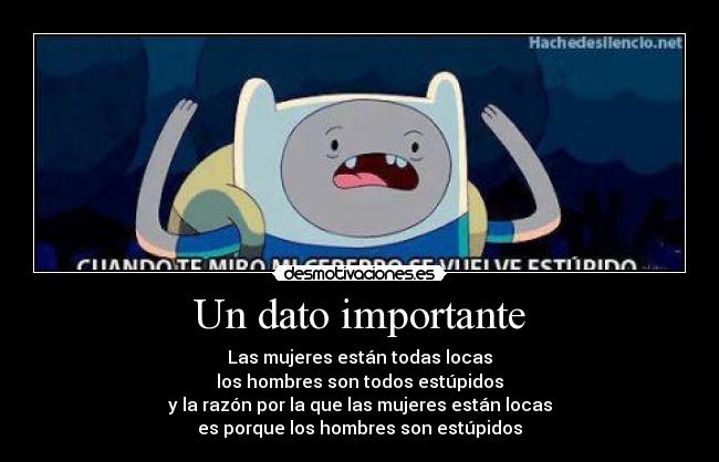 Un dato importante -