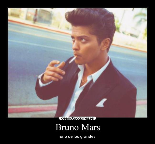 Bruno Mars - uno de los grandes