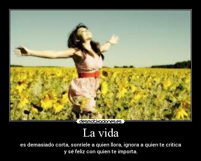 La vida -
