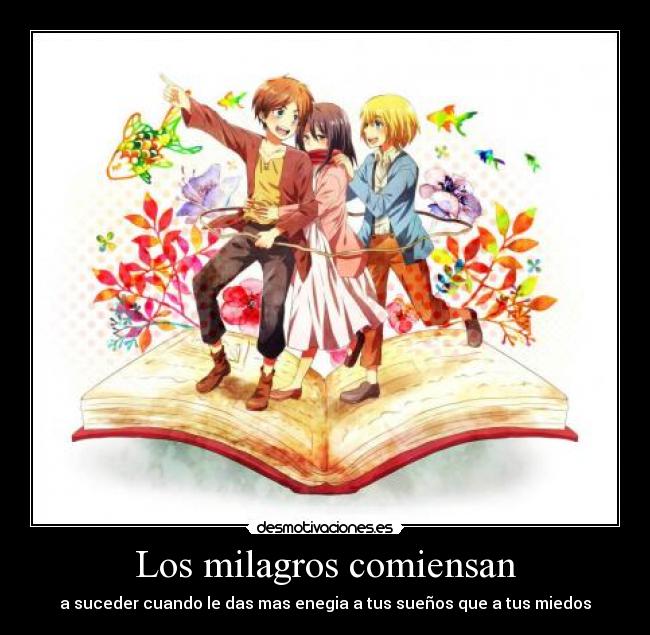 Los milagros comiensan -