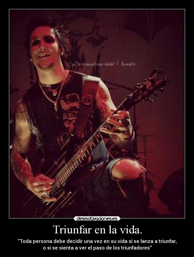 Triunfar en la vida. -