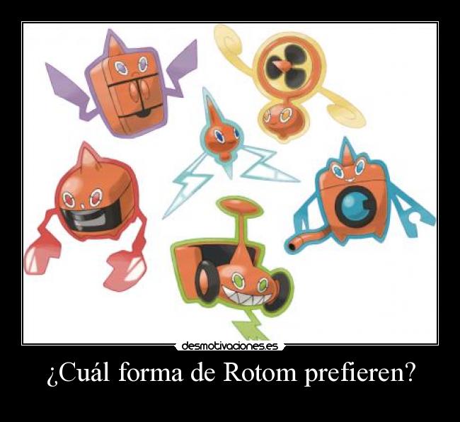 carteles pokemon anime anime otaku pokemon rotom pregunta preferir preguntas desmotivaciones