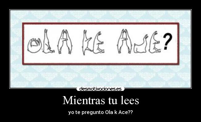 Mientras tu lees -
