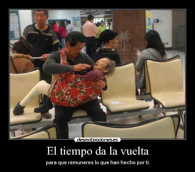 El tiempo da la vuelta -