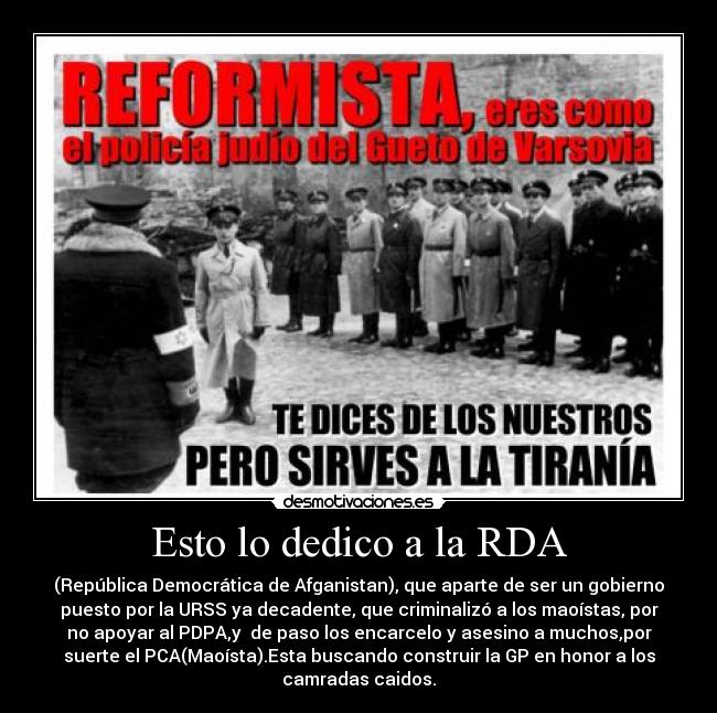 Esto lo dedico a la RDA - 