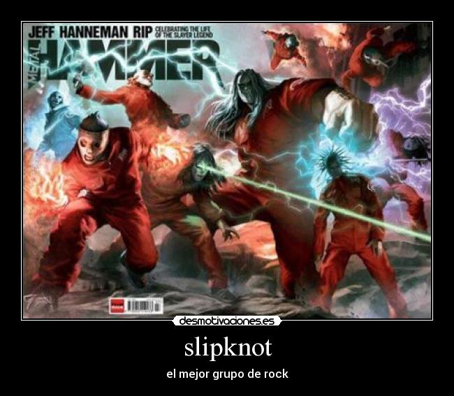 slipknot - el mejor grupo de rock