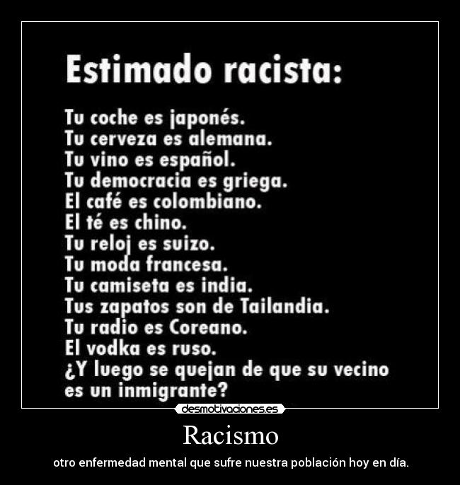 Racismo -