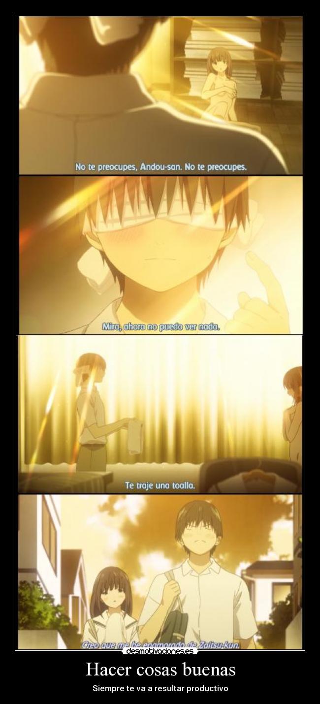 Hacer cosas buenas -