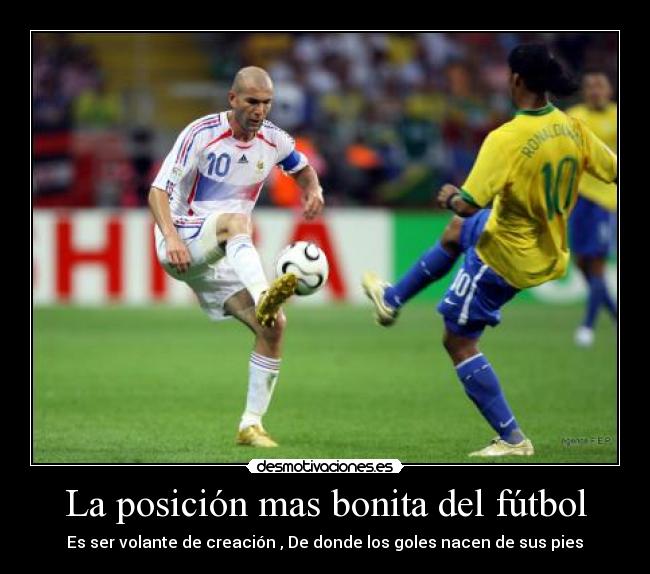 La posición mas bonita del fútbol -
