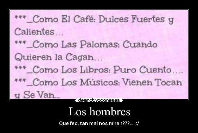 Los hombres - 