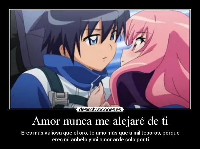 Amor nunca me alejaré de ti -