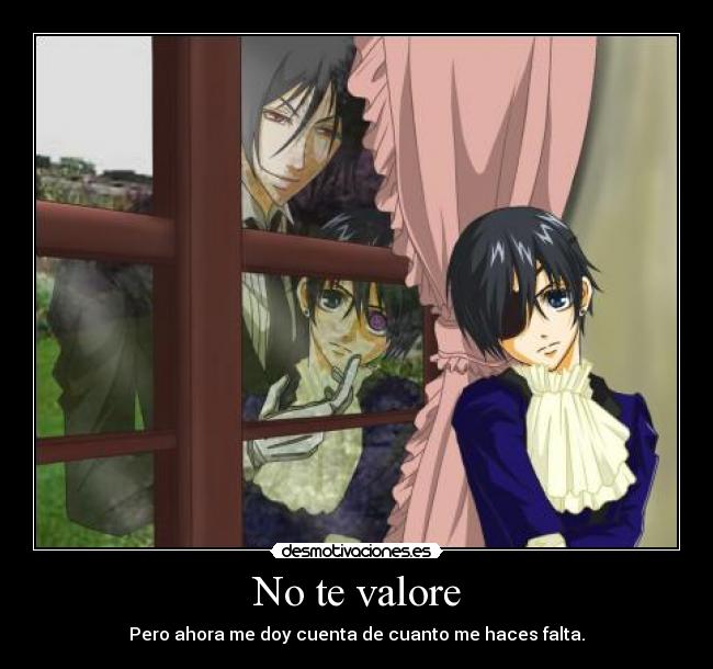 No te valore -