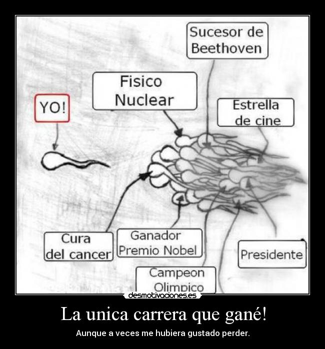 La unica carrera que gané! -