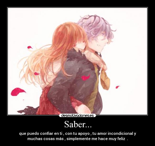 Saber... -