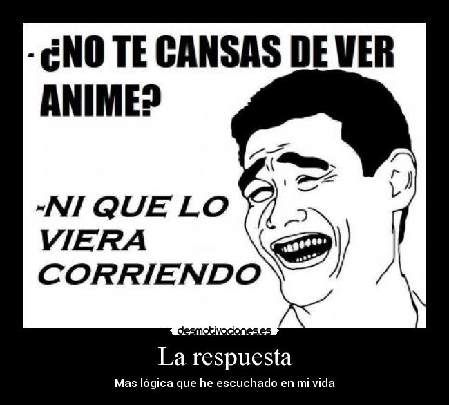 La respuesta - Mas lógica que he escuchado en mi vida