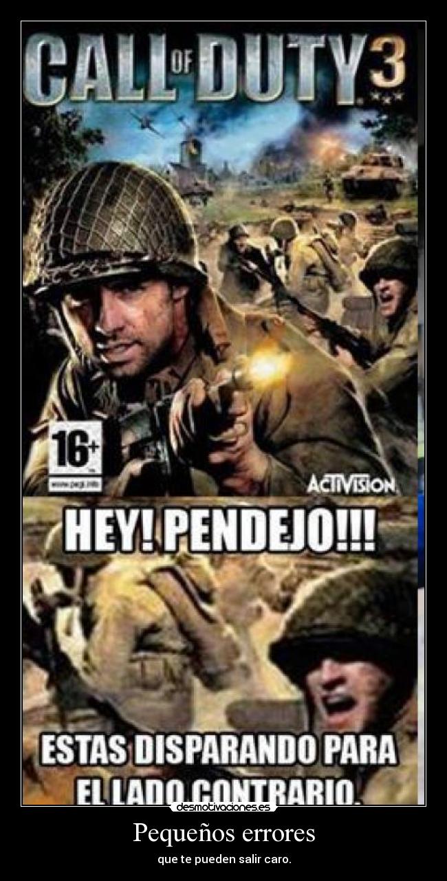 Pequeños errores - que te pueden salir caro.