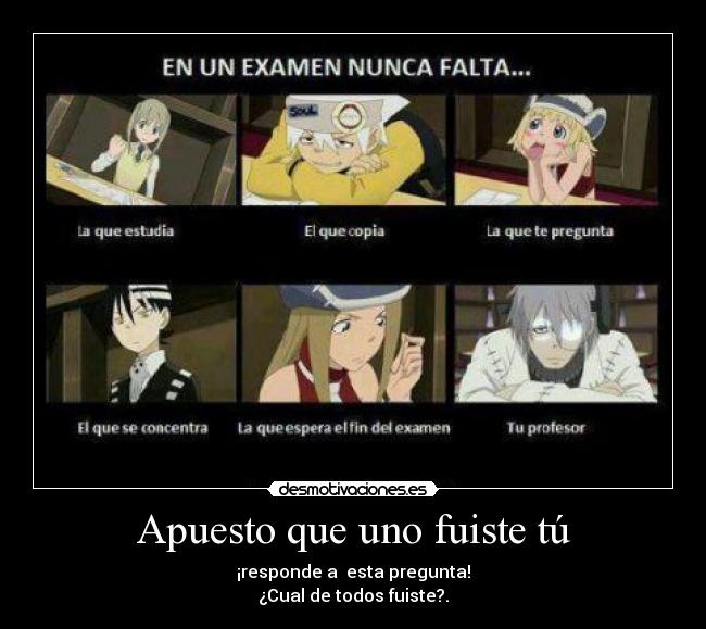 Apuesto que uno fuiste tú -