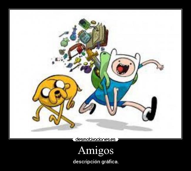 Amigos - descripción gráfica.